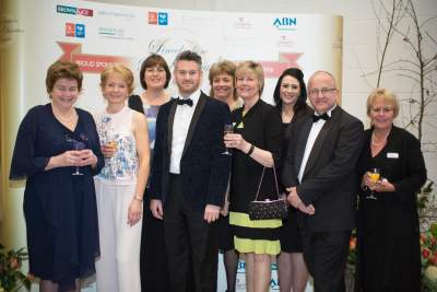 Members of the Dinner Committee with Colin McGurran